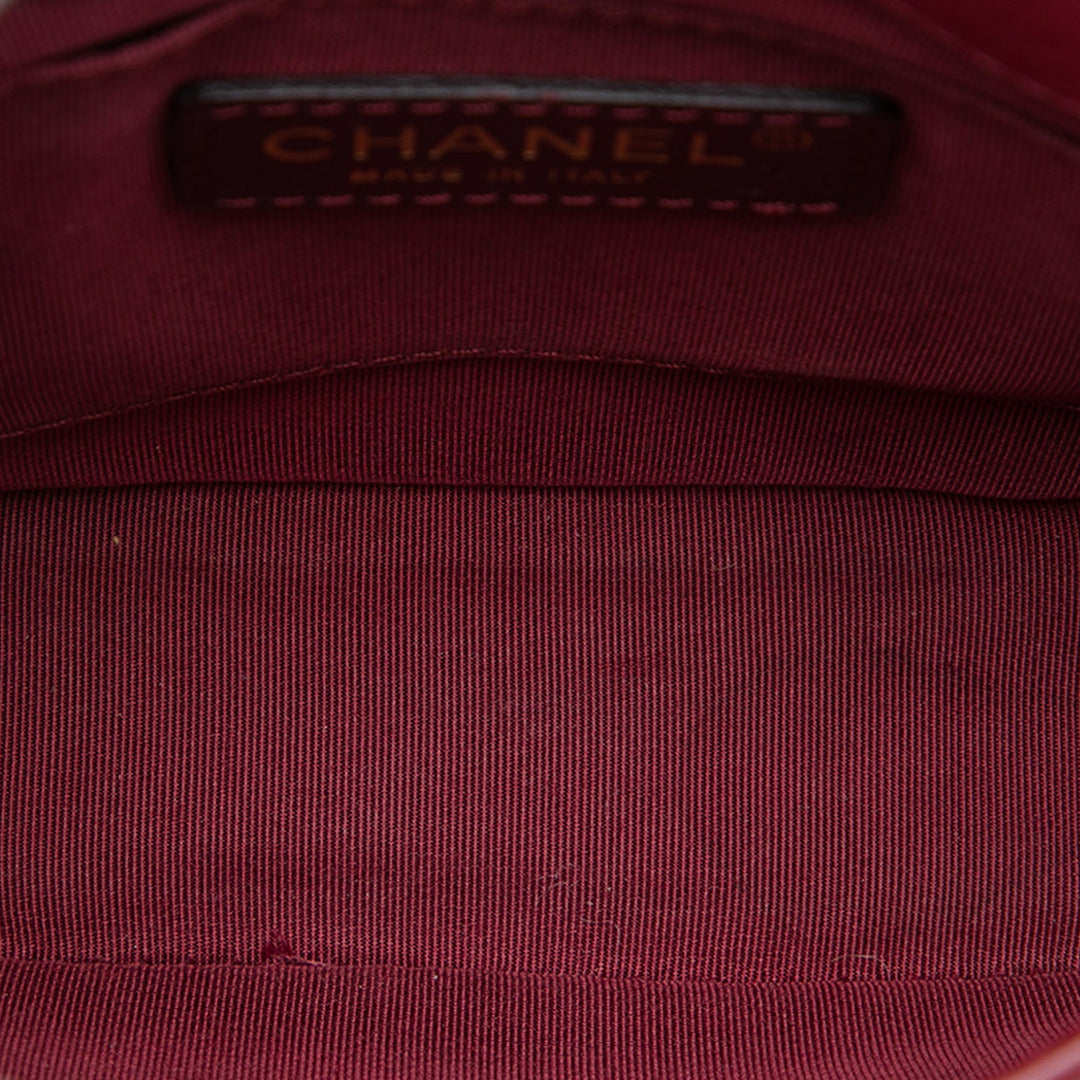 Chanel Matelassé Camellia Turn Lock à rabat Cuir de veau