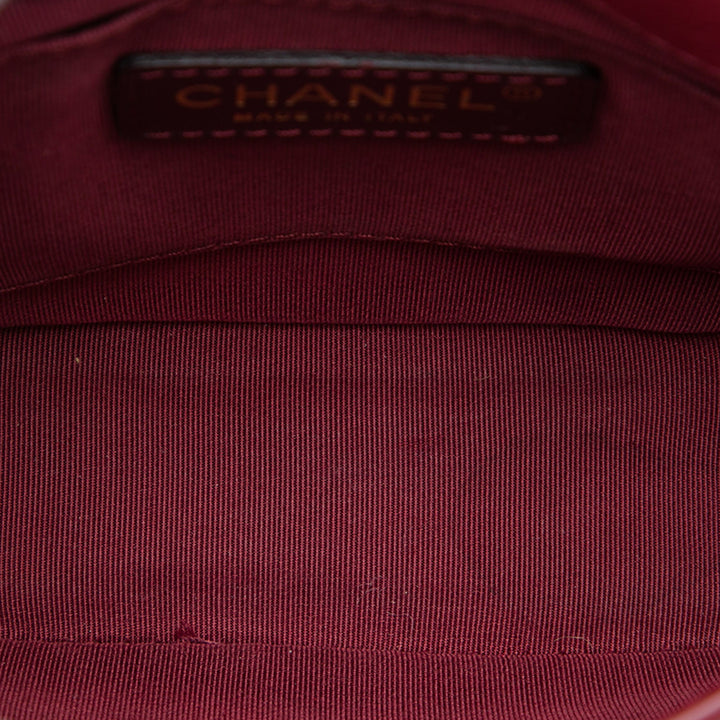 Chanel Matelassé Camellia Turn Lock à rabat Cuir de veau