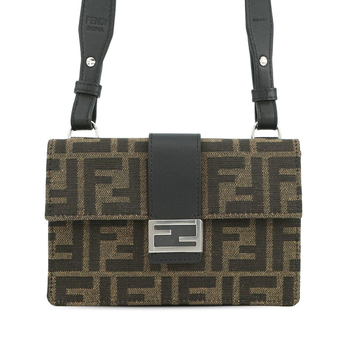 Fendi Zucca Toile Convertible Baguette Pochette – GABY PARIS Authentique