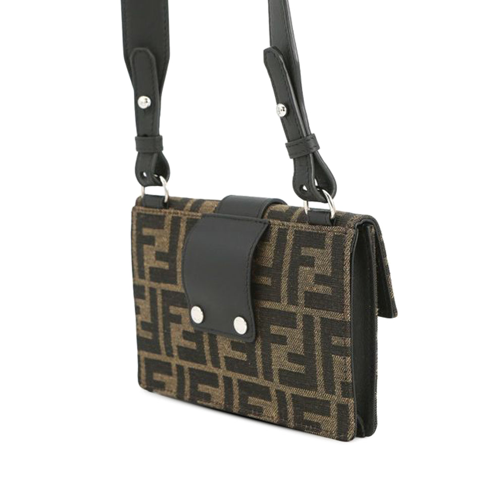 Fendi Zucca Toile Convertible Baguette Pochette – GABY PARIS Authentique