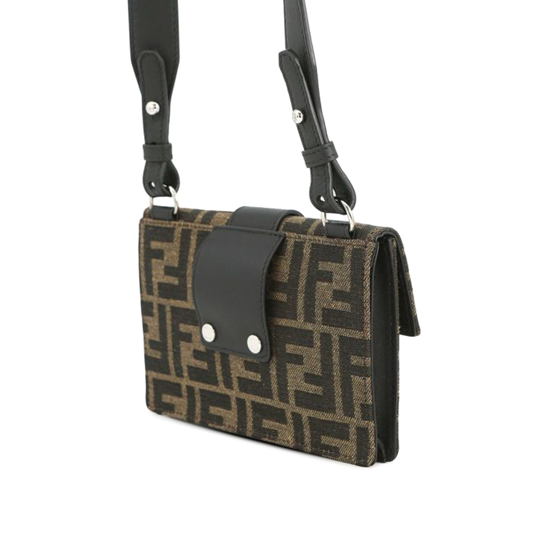Fendi Zucca Toile Convertible Baguette Pochette – GABY PARIS Authentique