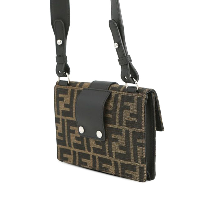 Fendi Zucca Toile Convertible Baguette Pochette – GABY PARIS Authentique