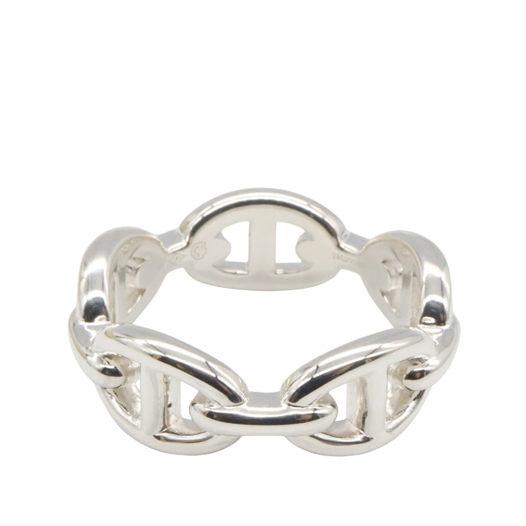 Sterling Silver Chaine d Ancre Chain Ring Silver - Gaby Paris