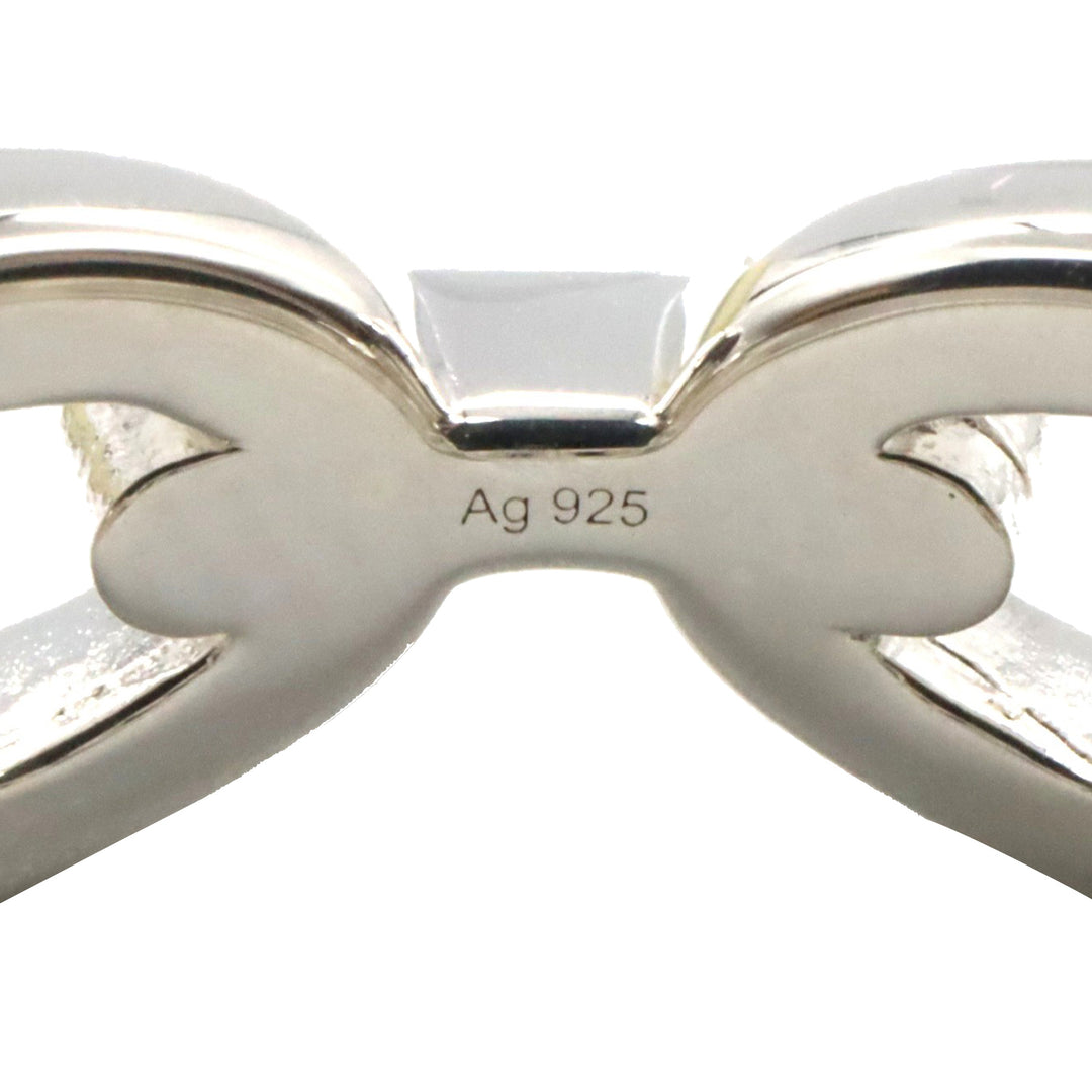 Sterling Silver Chaine d Ancre Chain Ring Silver - Gaby Paris