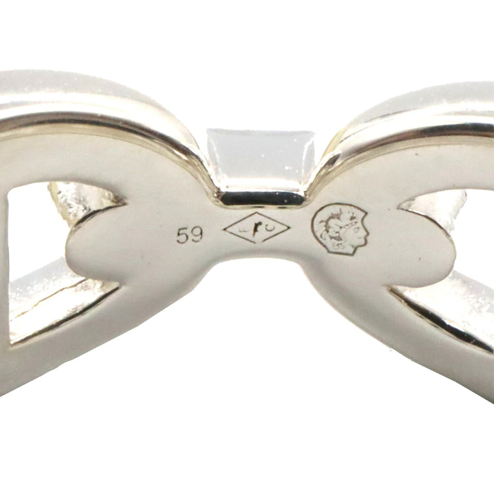Sterling Silver Chaine d Ancre Chain Ring Silver - Gaby Paris