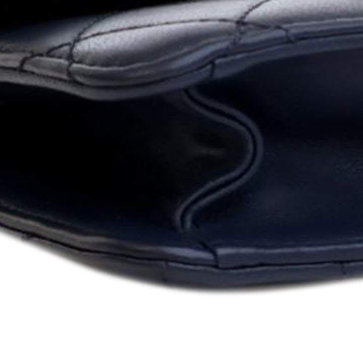 Chanel Mini Cuir d’agneau Beauty Lock Flap Bleu – GABY PARIS Authentique