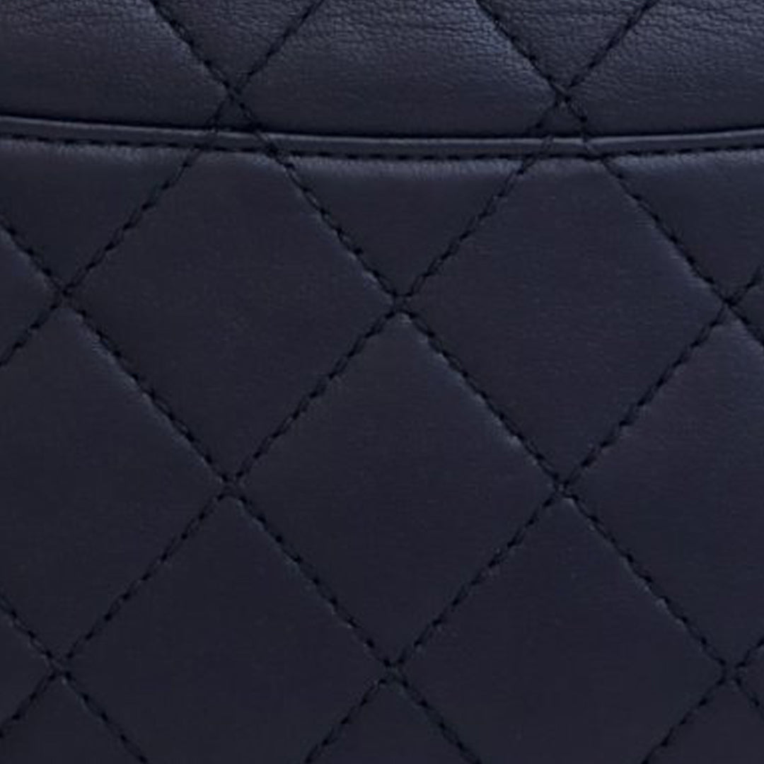 Chanel Mini Cuir d’agneau Beauty Lock Flap Bleu – GABY PARIS Authentique