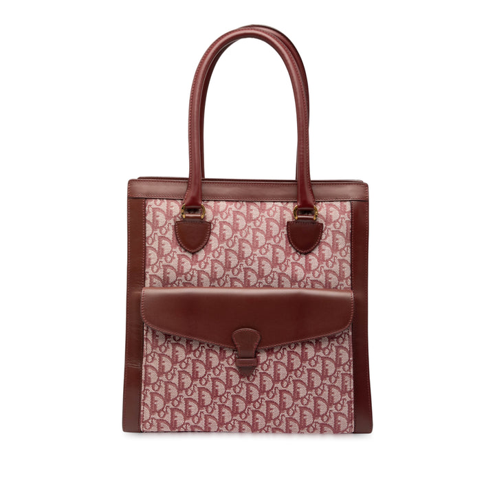 Dior Diorissimo Trotter Toile Cabas Rouge