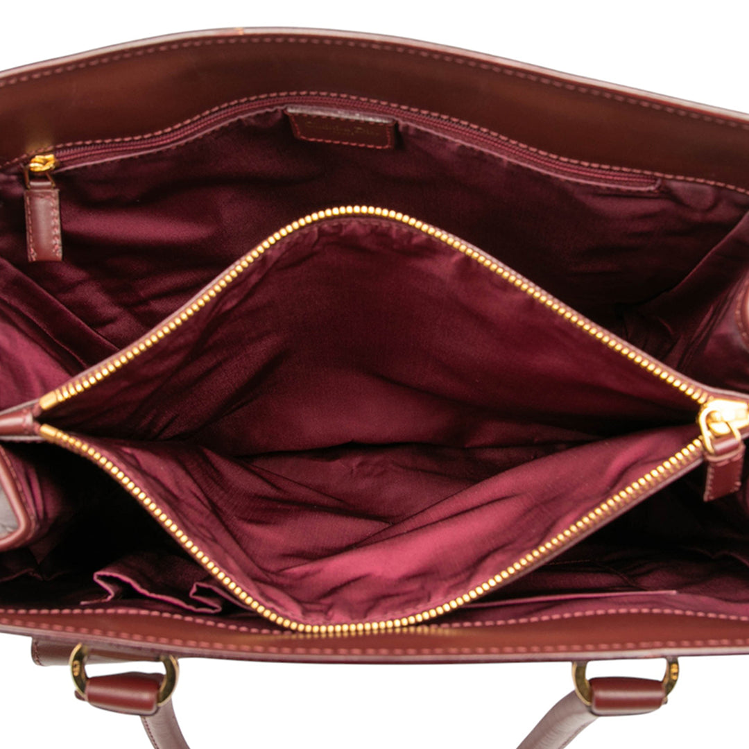 Dior Diorissimo Trotter Toile Cabas Rouge