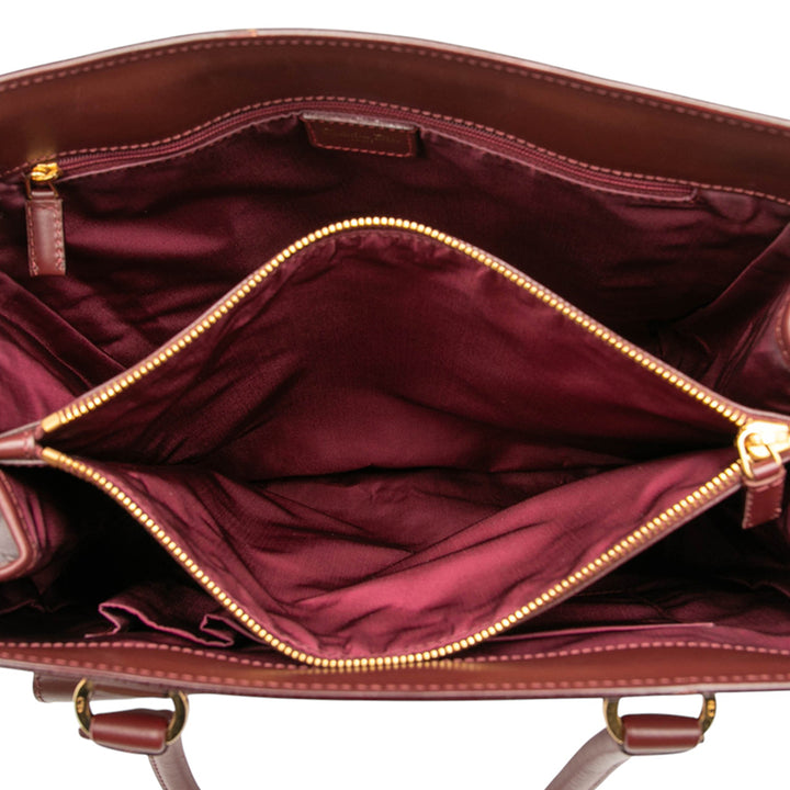 Dior Diorissimo Trotter Toile Cabas Rouge