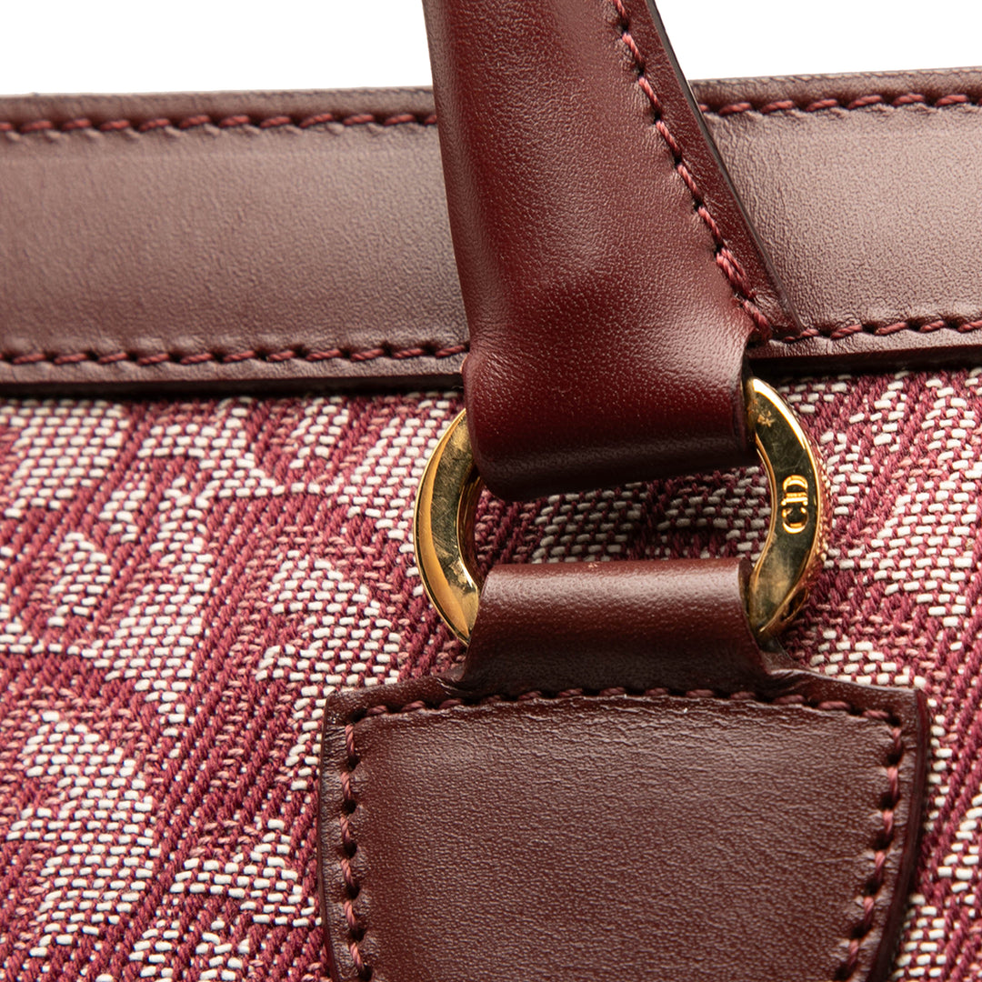 Dior Diorissimo Trotter Toile Cabas Rouge