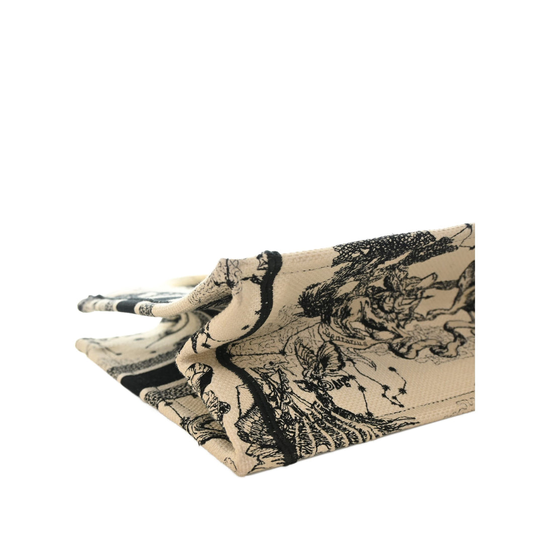 Dior Book Tote brodé Zodiac De Jouy Moyen Blanc – vue 15 – GABY PARIS