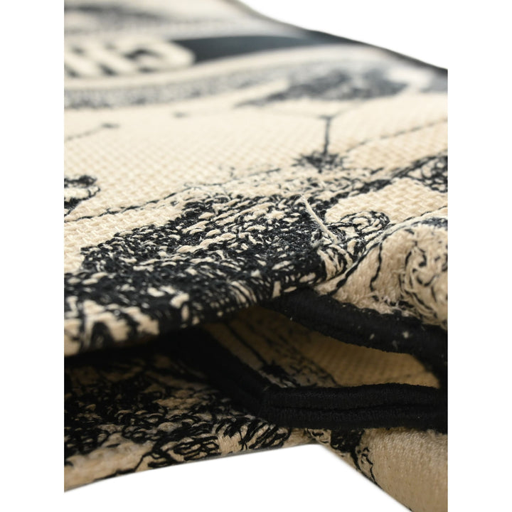 Dior Book Tote brodé Zodiac De Jouy Moyen Blanc – vue 6 – GABY PARIS