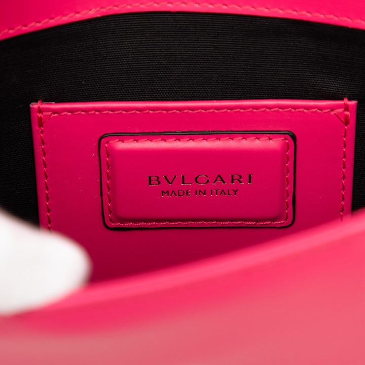 Bvlgari Sac bandoulière Carré Serpenti Forever Chaîne Petit Rose – vue 5 – GABY PARIS