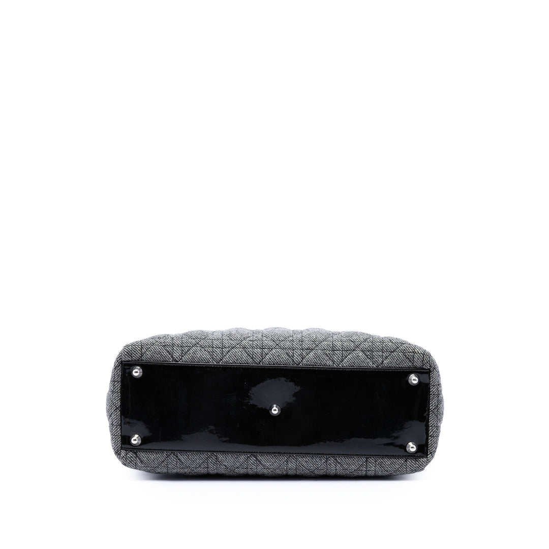 Lady Dior Cannage Grand Tweed Noir