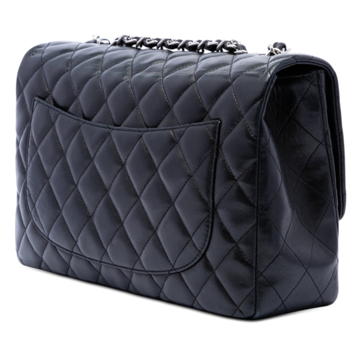 Chanel Jumbo Classic Cuir d’agneau Simple rabat