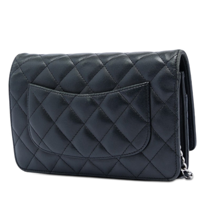 Chanel CC Matelassé Cuir d’agneau Wallet on Chain