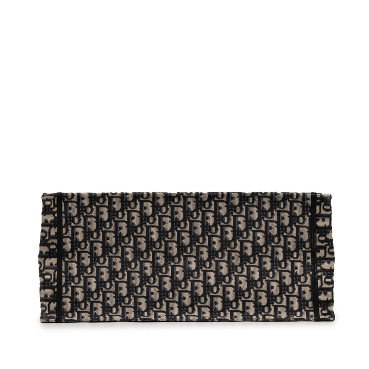 Dior Large Oblique brodé Toile Book Cabas