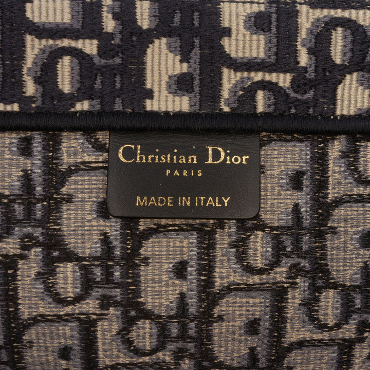 Dior Large Oblique brodé Toile Book Cabas