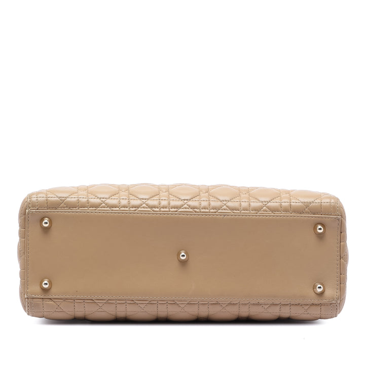 Dior Large Cuir d’agneau Cannage Lady Dior