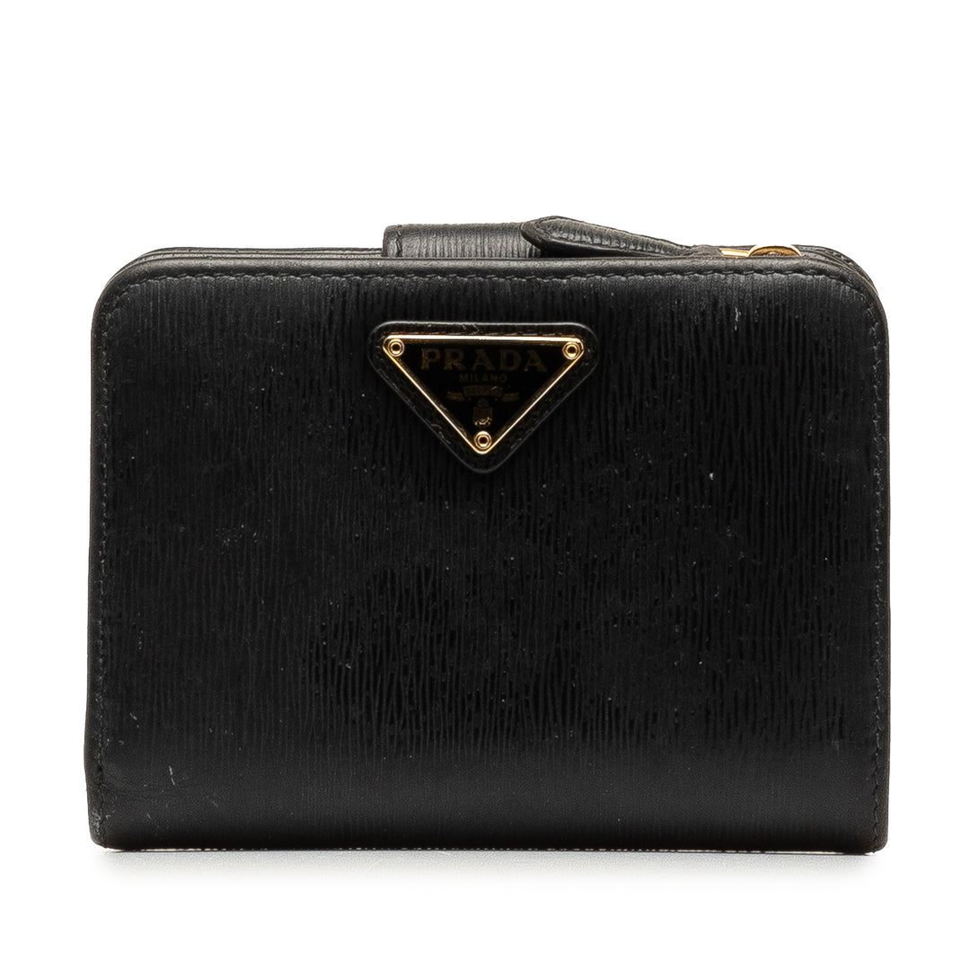 Vitello Move Small Wallet Black - Gaby Paris