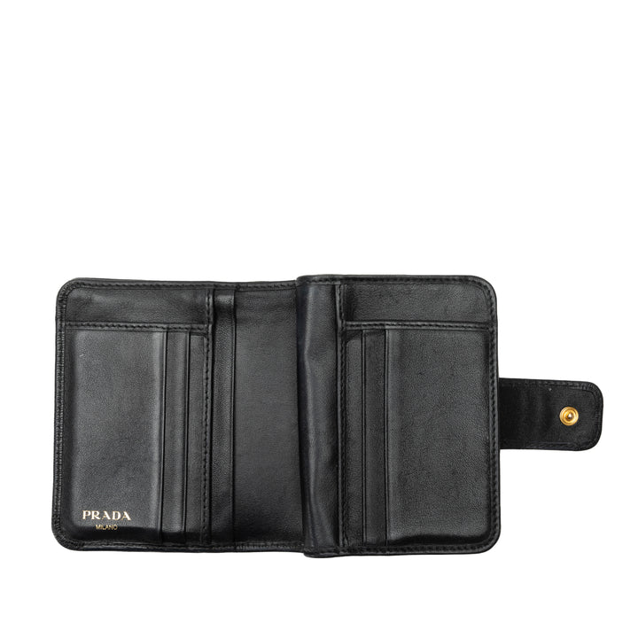 Vitello Move Small Wallet Black - Gaby Paris