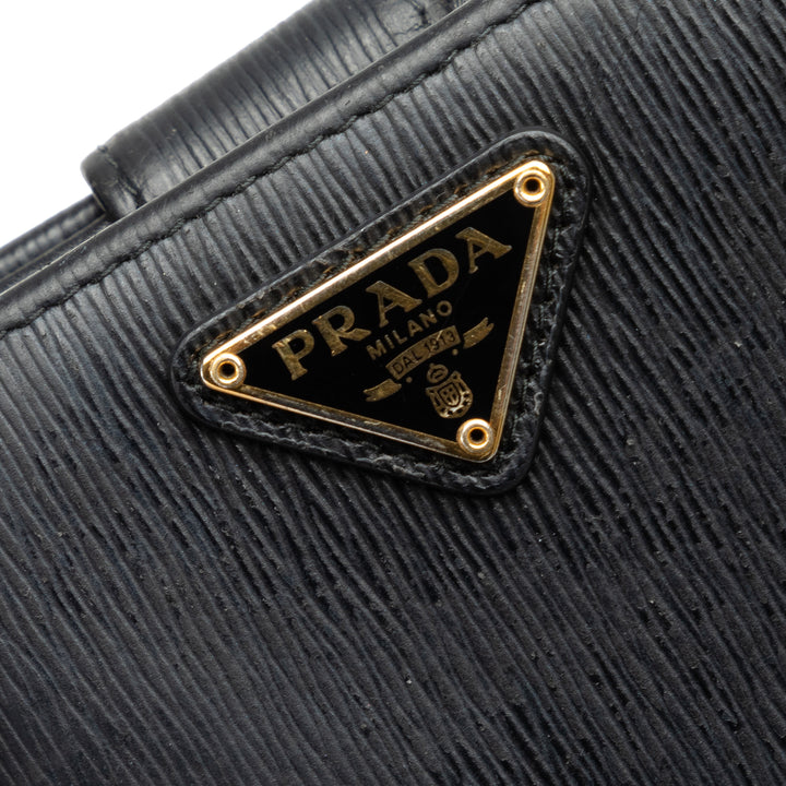 Vitello Move Small Wallet Black - Gaby Paris