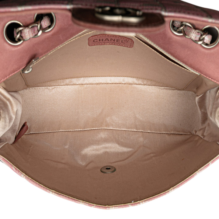 Chanel Medium New Travel Line Nylon Simple rabat Rose