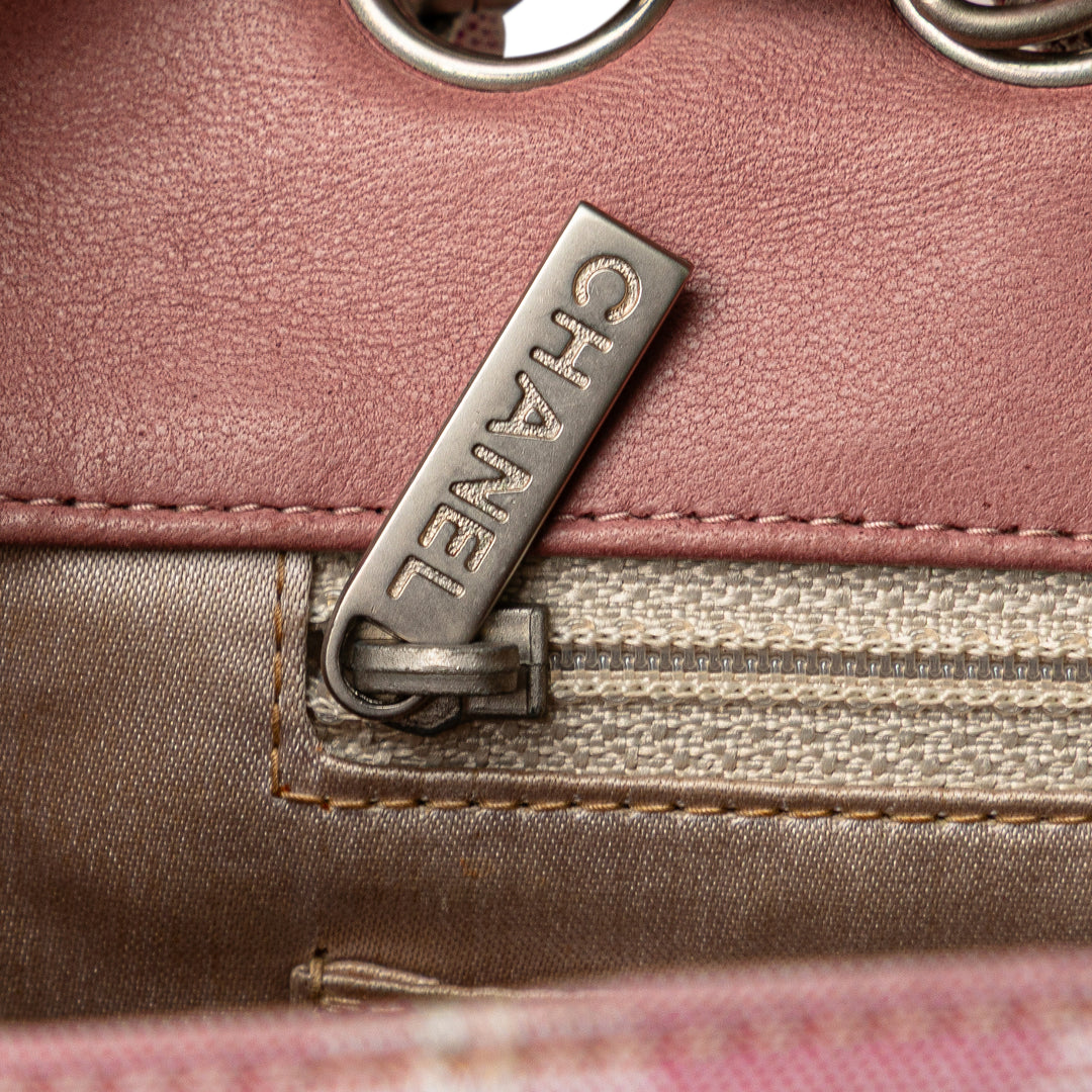 Chanel Medium New Travel Line Nylon Simple rabat Rose