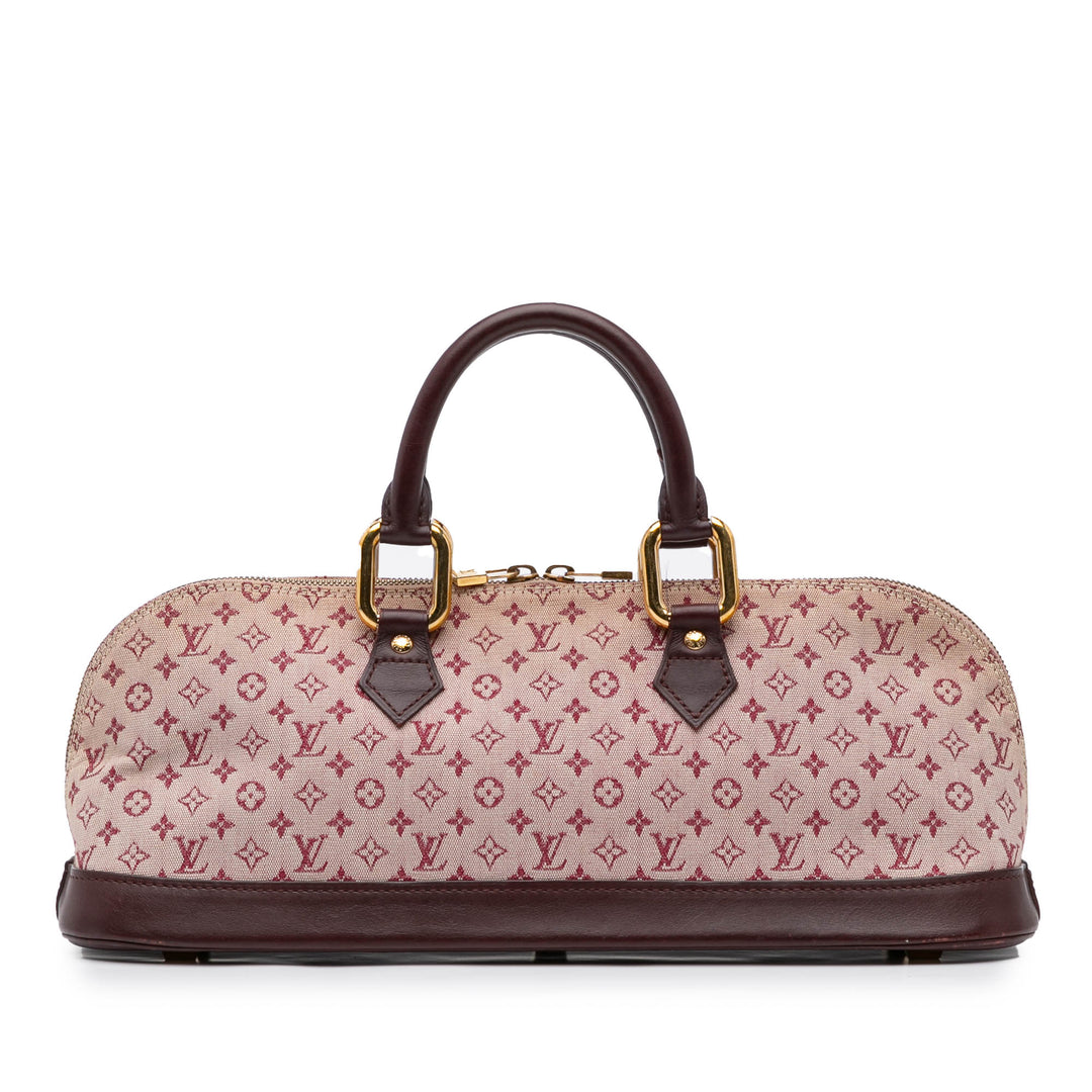 Monogram Mini Lin Alma Horizontal Red - Gaby Paris