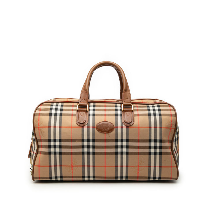 Burberry Haymarket Check Toile Sac de voyage