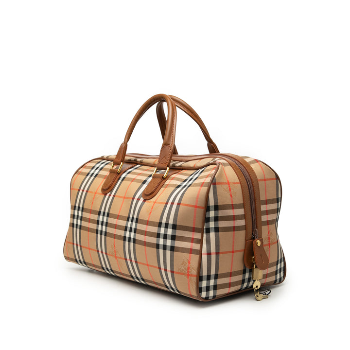 Burberry Haymarket Check Toile Sac de voyage