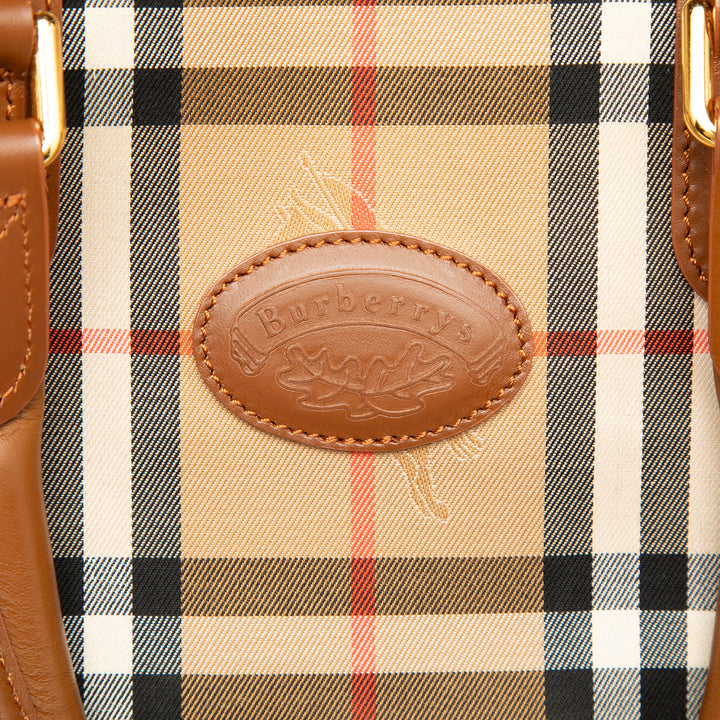 Burberry Haymarket Check Toile Sac de voyage