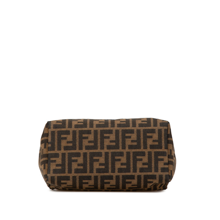 Zucca Canvas Bento Box Shoulder Bag Brown - Gaby Paris