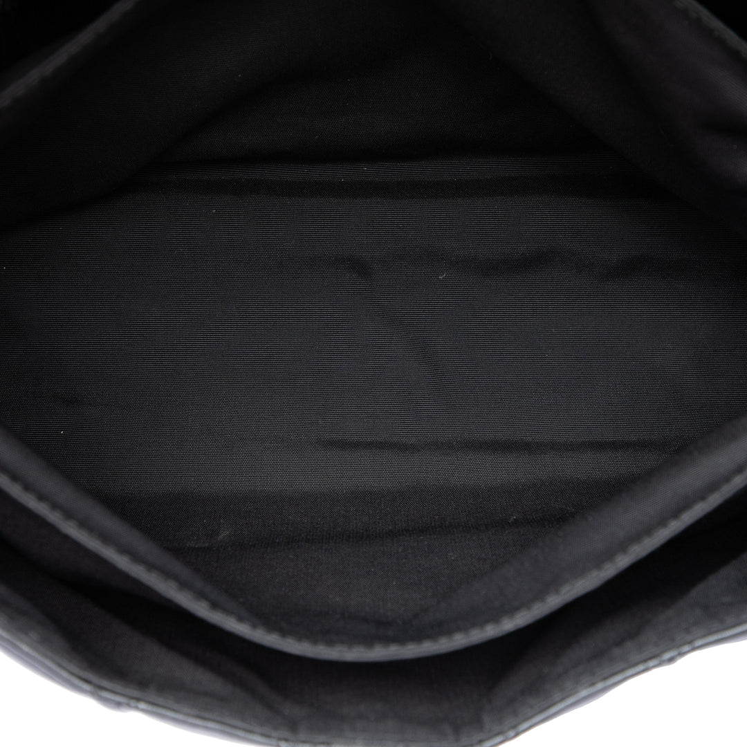 Cannage New Lock Sac Cuir d'agneau Noir