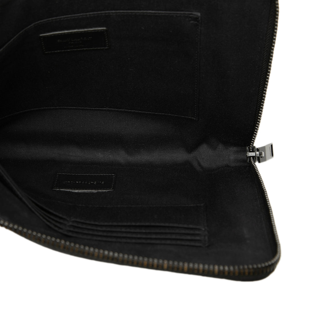 Saint Laurent Croc embossé Cuir Pochette