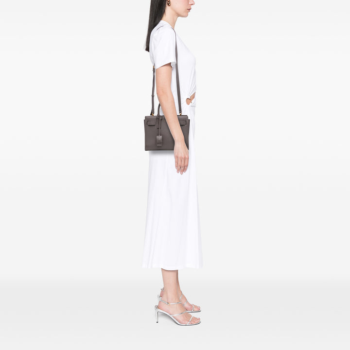 Saint Laurent Nano Cuir Sac De Jour Gris
