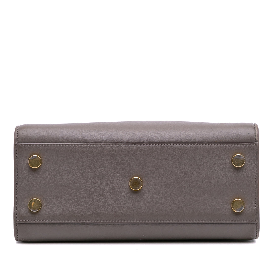 Saint Laurent Nano Cuir Sac De Jour Gris