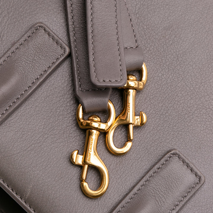 Saint Laurent Nano Cuir Sac De Jour Gris
