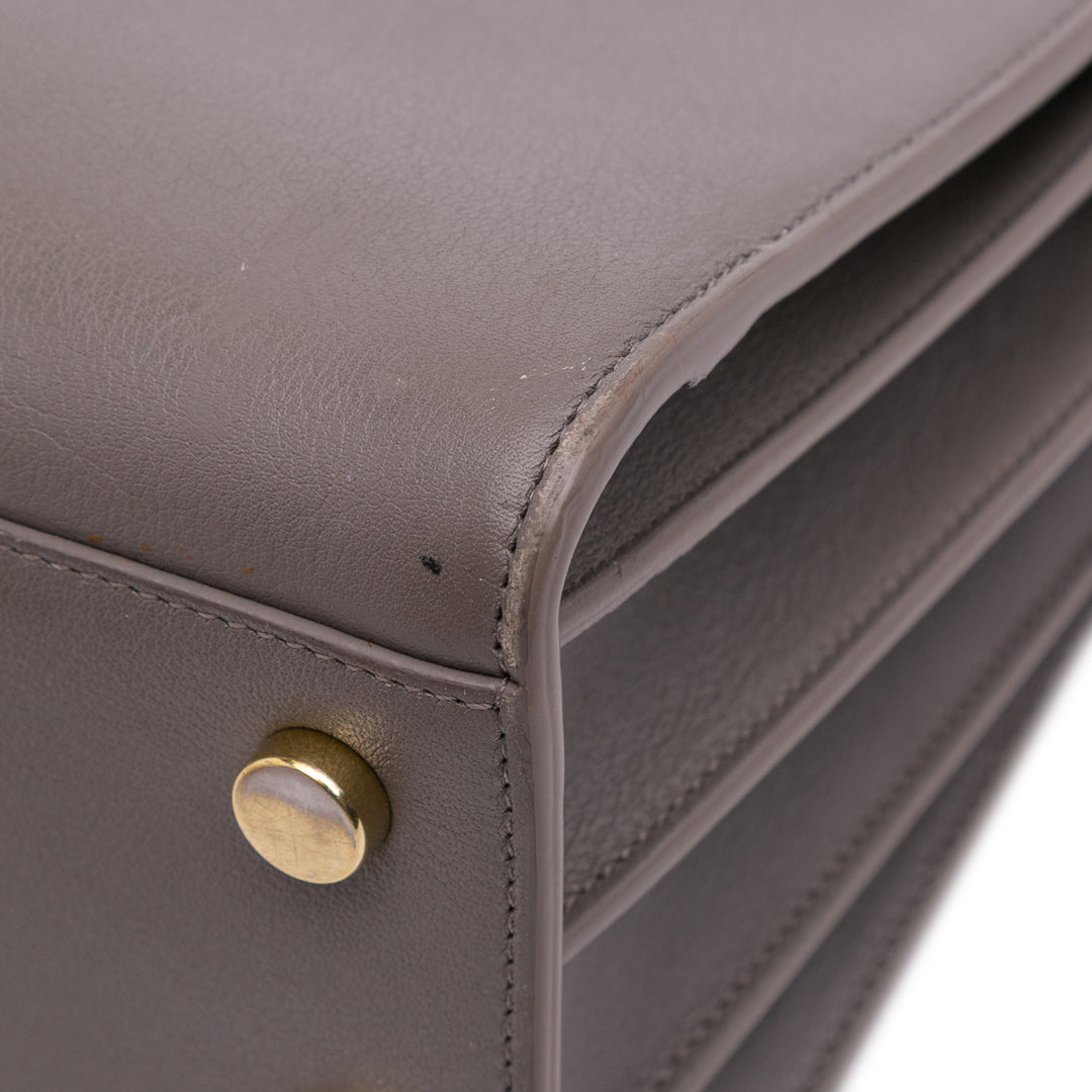Saint Laurent Nano Cuir Sac De Jour Gris