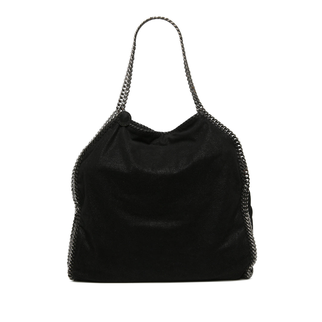 Stella McCartney Sac à main Shaggy Deer Falabella Fold Over Noir – vue principale – GABY PARIS