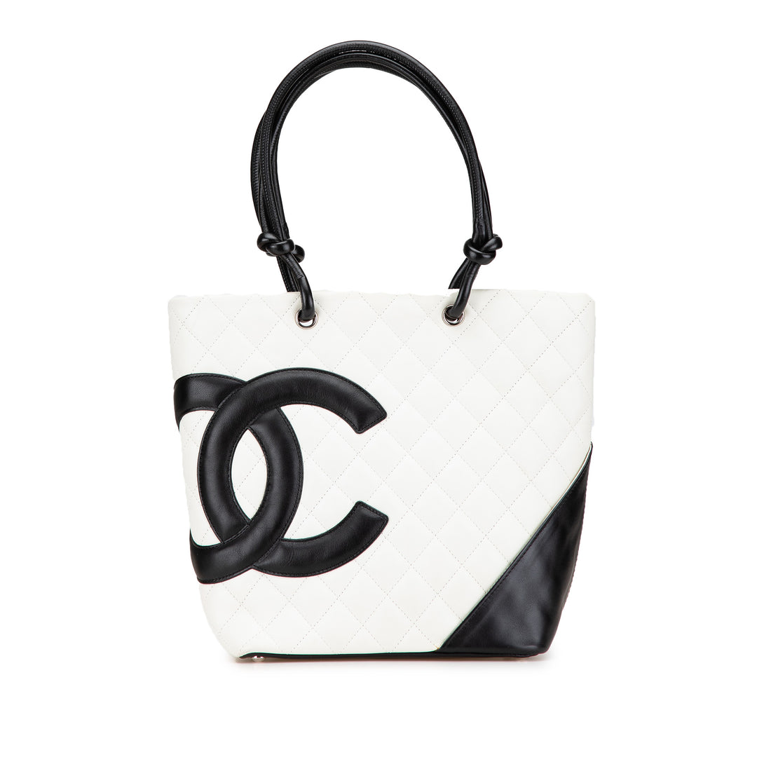 Medium Cambon Ligne Tote White - Gaby Paris