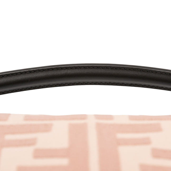 Fendi Zucca brodé Toile Baguette Sac cartable