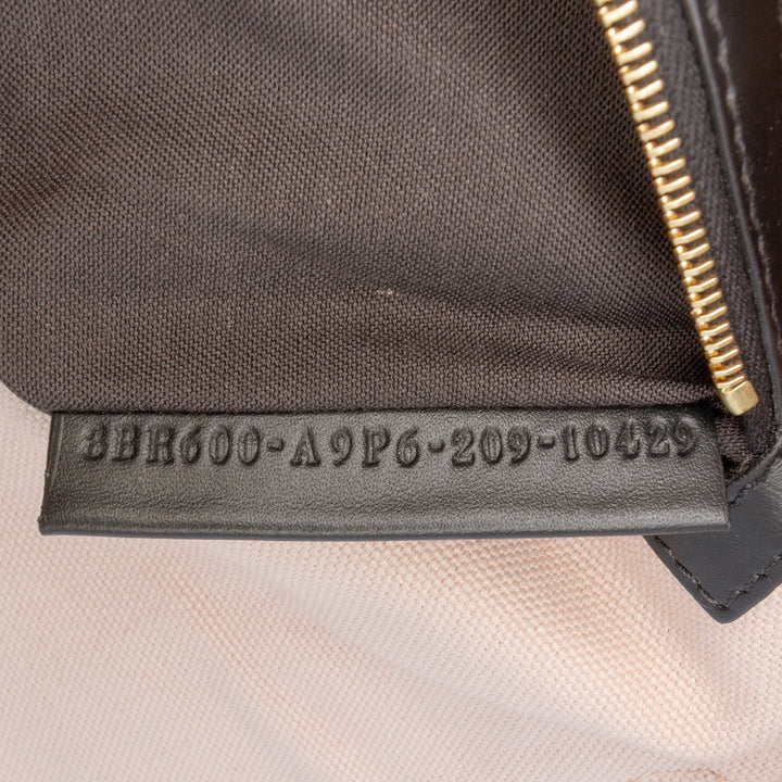 Fendi Zucca brodé Toile Baguette Sac cartable