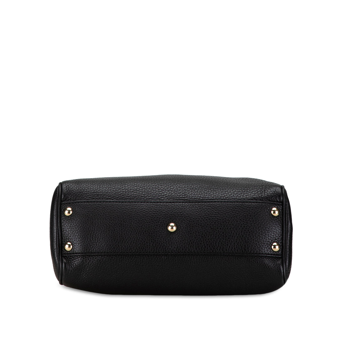 Small Bamboo Shopper Black - Gaby Paris