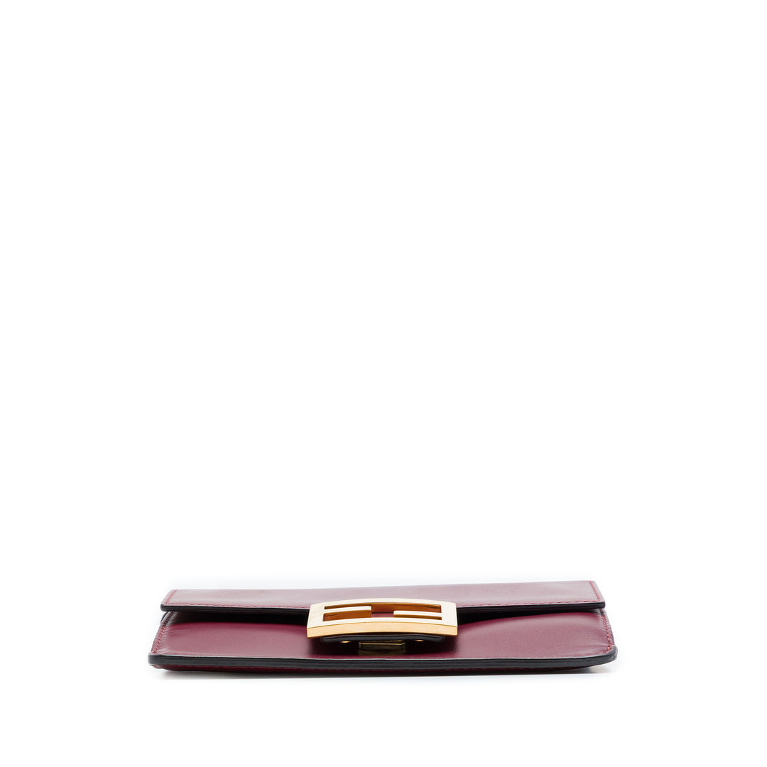 Fendi Plat Baguette Sac Mini Cuir