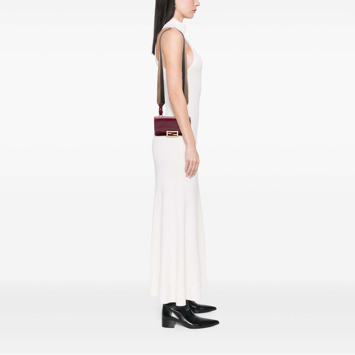 Fendi Plat Baguette Sac Mini Cuir