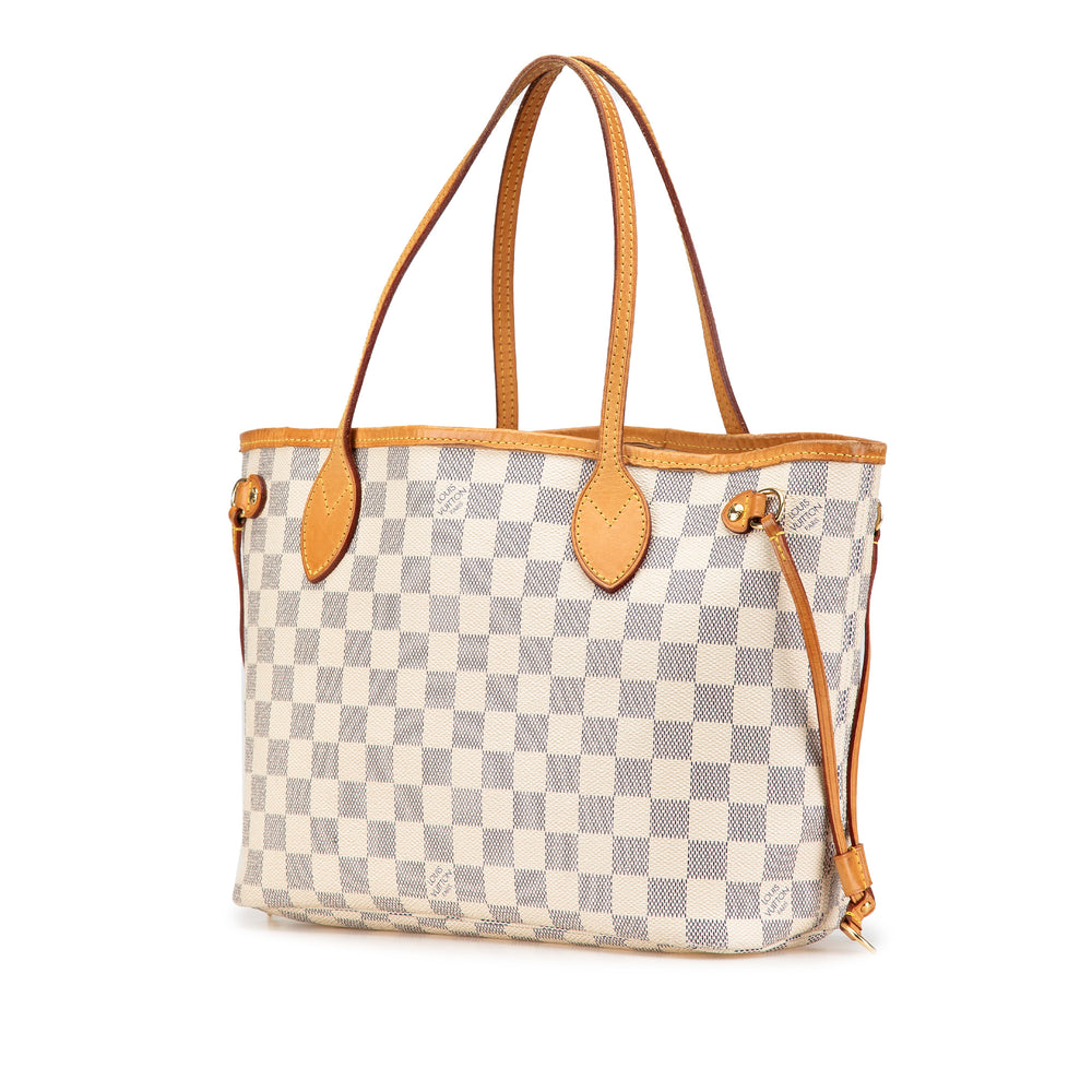 Damier Azur Neverfull PM White - Gaby Paris