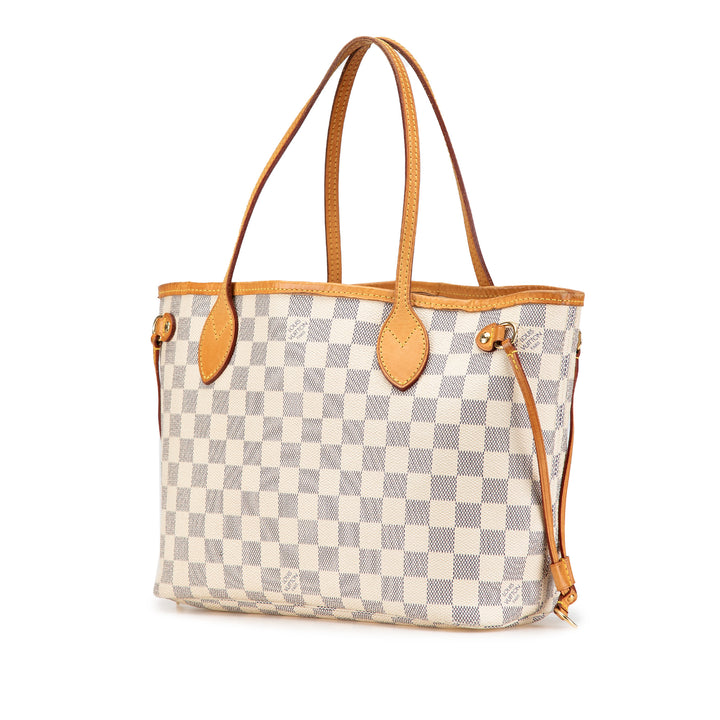 Damier Azur Neverfull PM White - Gaby Paris