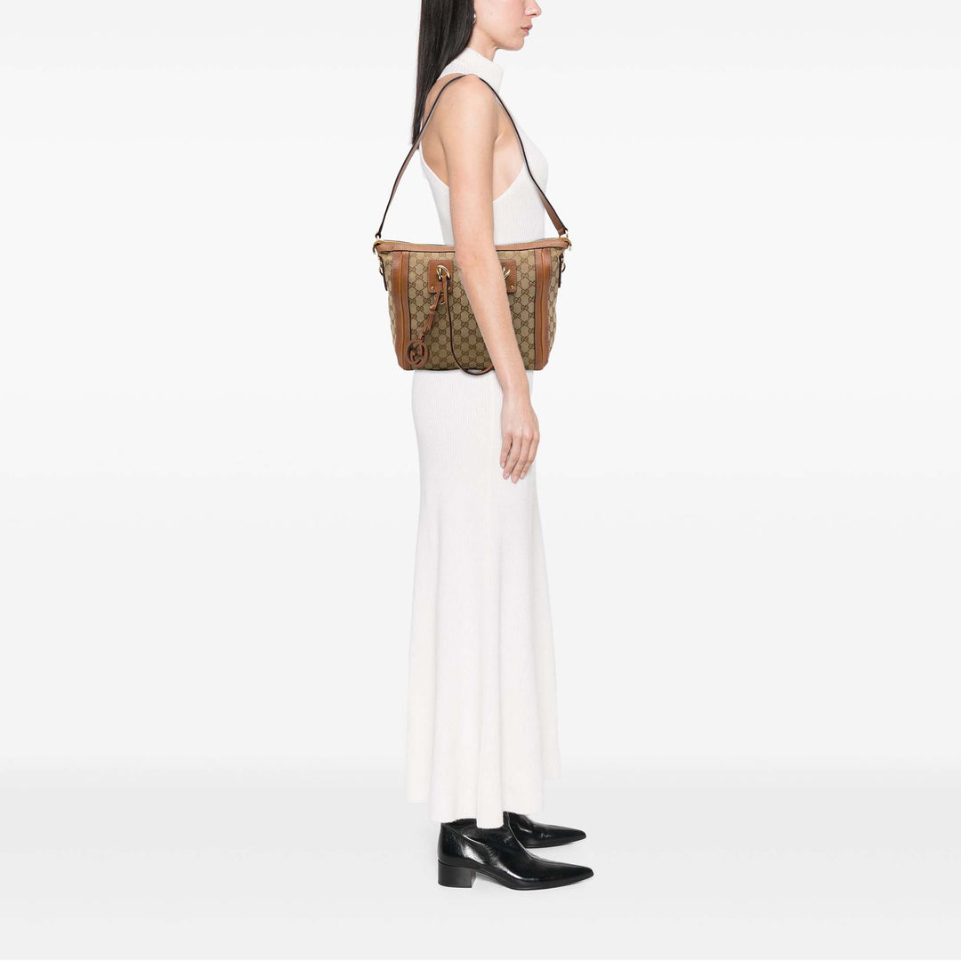 Gucci Sac à main GG Charm Moyen Beige – vue 6 – GABY PARIS